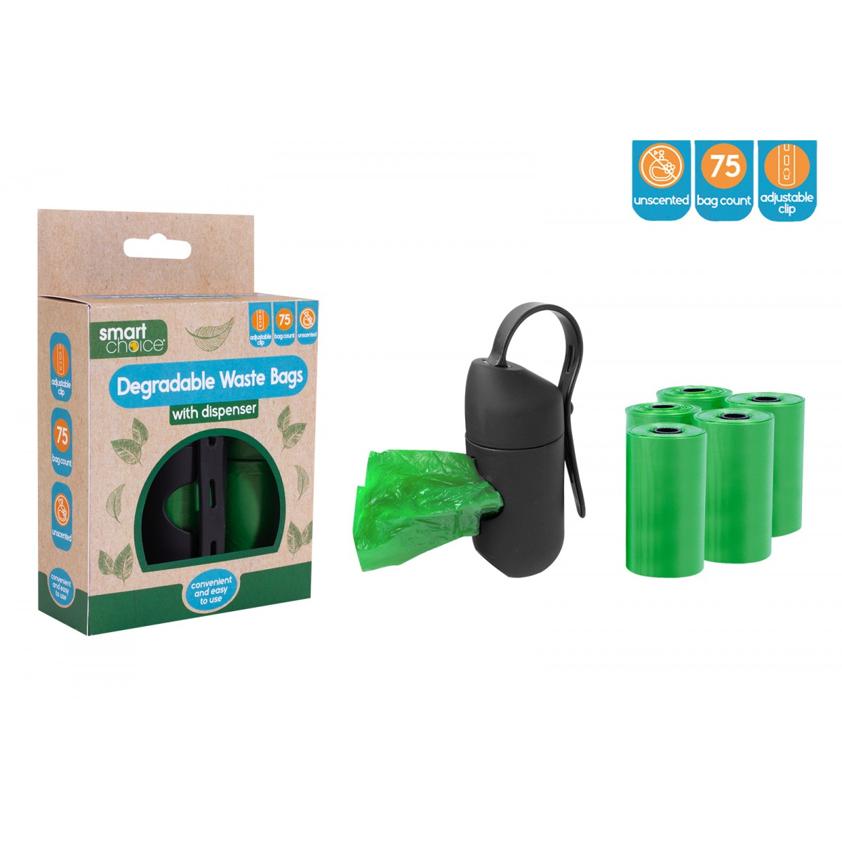 Amazon.com: Reli. Biodegradable Dog Poop Bags (550 Bags, Bulk) (Large  Single Roll - Dispenser Box) | 9x13