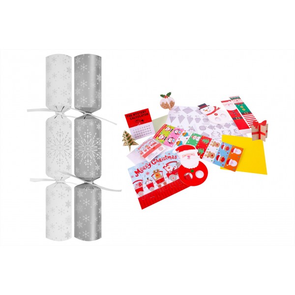RSW Christmas 50 X 11" Eco Snowflake Crackers