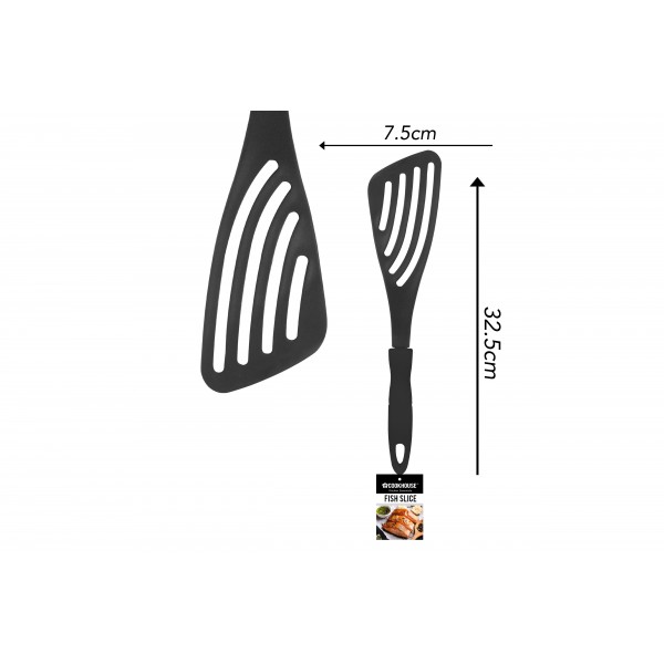 CookHouse Black Fish Slice Nylon With Pp Handle