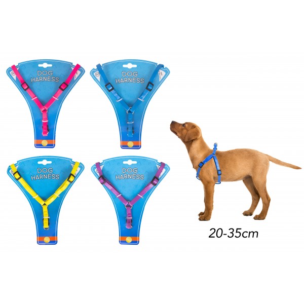 World of pets DOG HARNESS ONE SIZE 4 ASSORTED COLOURS