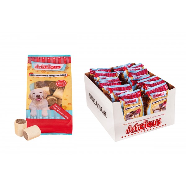 World of pets MARROWBONE DOG BISCUITS 350G (WITH PDQ)