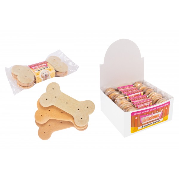 World of pets Giant Bone Shaped Dog Biscuits 3 Pack (with Pdq)