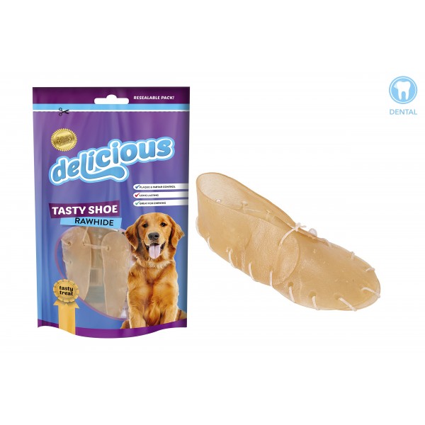 World of pets NATURAL RAWHIDE CHEWY SHOE