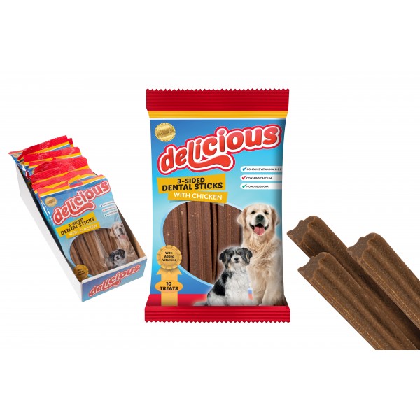 World of pets Chicken Dental Stick 10 Pack (with Pdq)