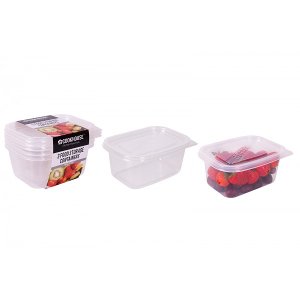 CookHouse Food Storage Container 700ml 3 Pack