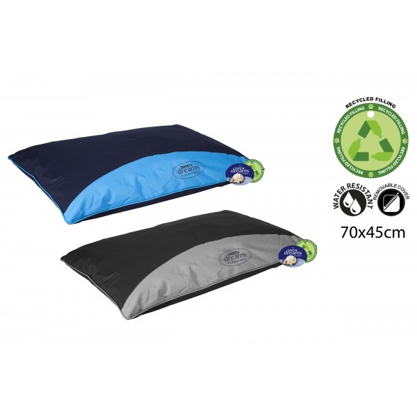Sweet Dreams WATERPROOF PET CUSHION SMALL 2 ASSORTED COLOURS