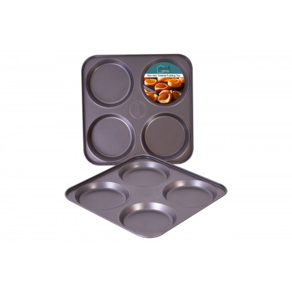 NON-STICK YORKSHIRE PUDDING TRAY (4 CUP)