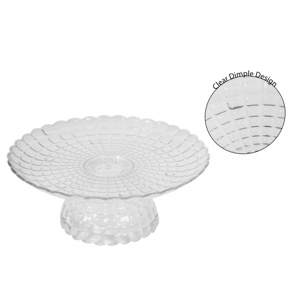 CAKE STAND WITH FOOT 24.5X 9.5CM