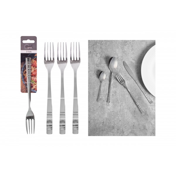 STAINLESS STEEL FORKS 3 PACK