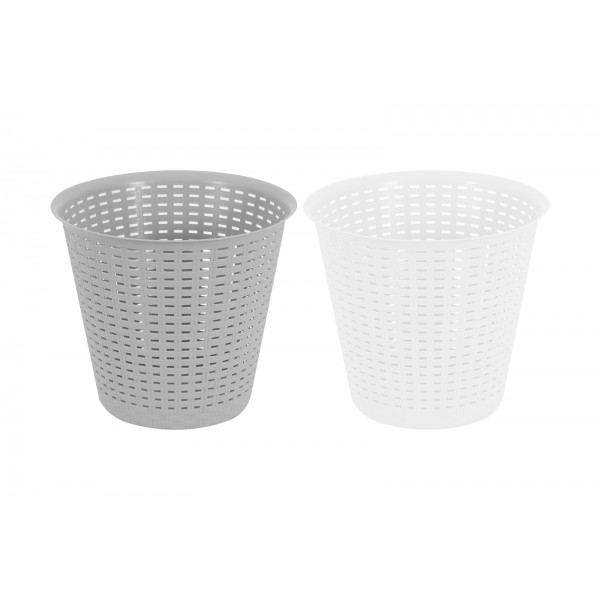 RATTAN WASTE PAPER BASKET 2 ASSORTED COLOURS