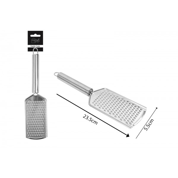 STAINLESS STEEL PADDLE GRATER 24CM