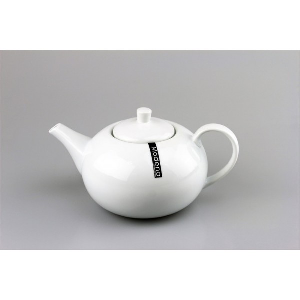 Porcelain 1.4 Litre Gloss White Tea Pot AM1447