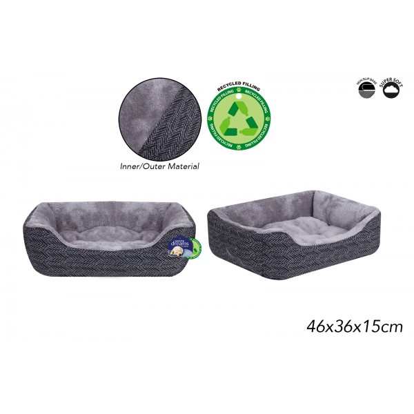 PATTERNED PET BED SMALL