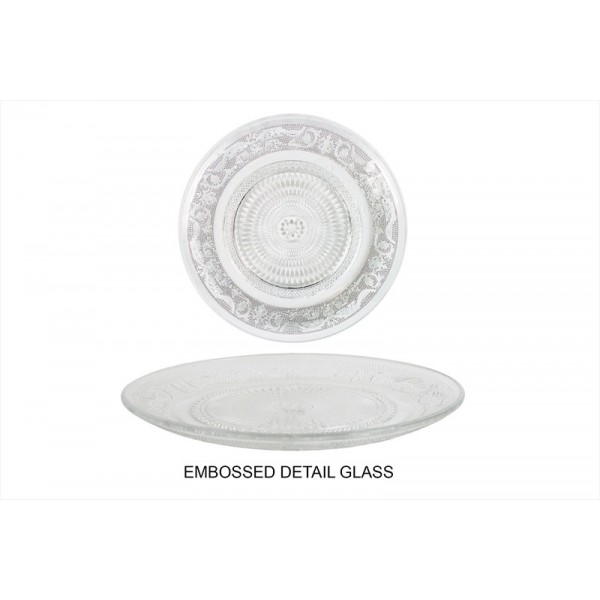 Glass Tea Plate 20cm AM1697