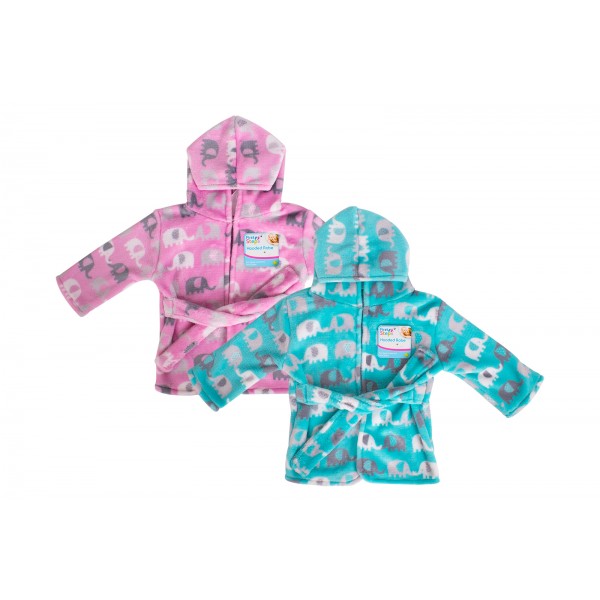 First Steps HOODED ROBE 2 ASSORTED NO-VAT