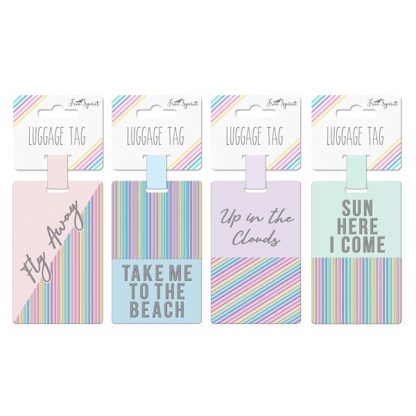 Luggage Tags Four Assorted Designs