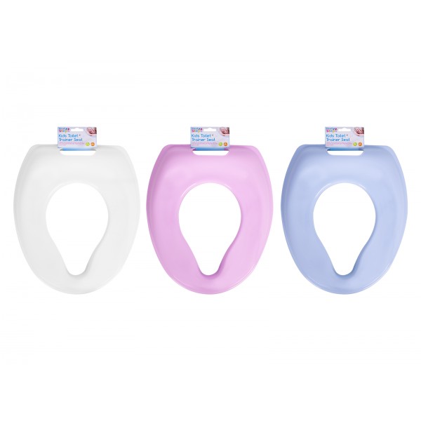 First Steps KIDS TOILET TRAINER SEAT 3 ASSORTED COLOURS