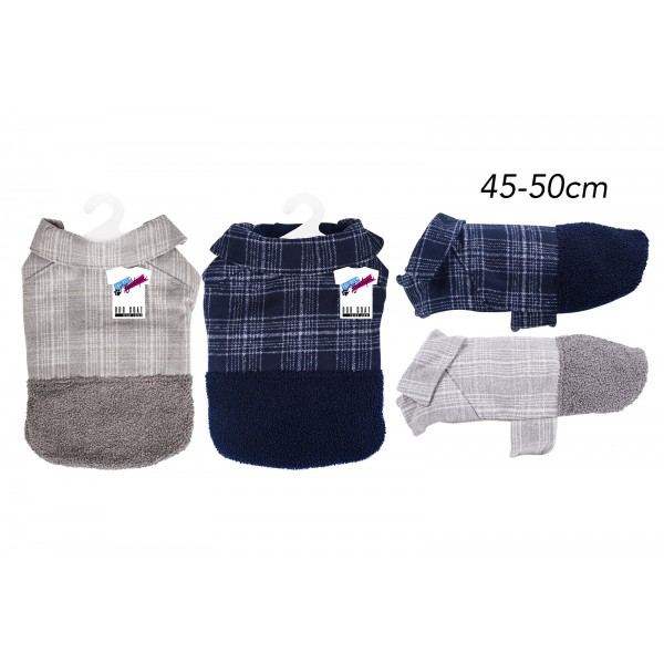 World of pets EXTRA LARGE CHECKED DOG COAT 2 ASSORTED COLOURS