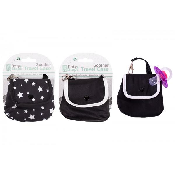 Soother Travel Case Two Assorted Designs
