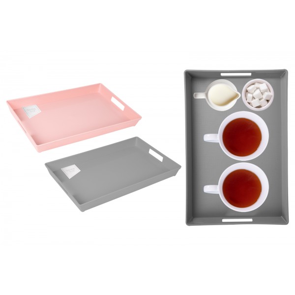 Large Serving Tray 42x28cm Two Assorted Colours