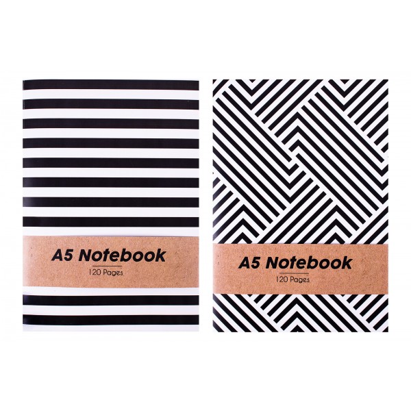 RSW A5 NOTE BOOK 2 ASSORTED DESIGNS