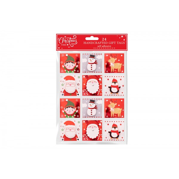 HANDCRAFTED CUTE GIFT TAGS 24 PACK