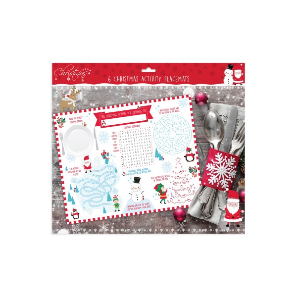 RSW Christmas 8 CHRISTMAS ACTIVITY PLACEMATS