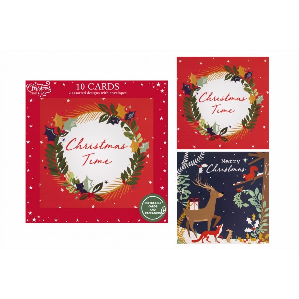 RSW Christmas 10 Pack Christmas Time Christmas Cards