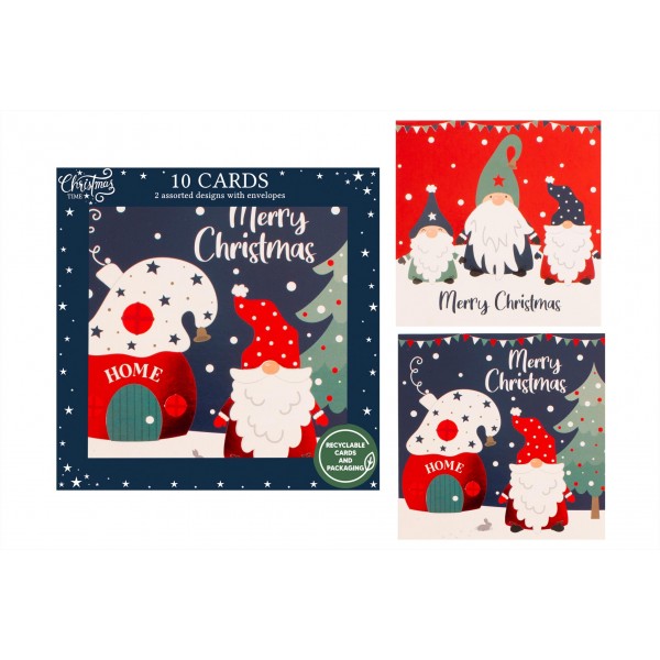 RSW Christmas 10 Pack Cards Christmas Gonk