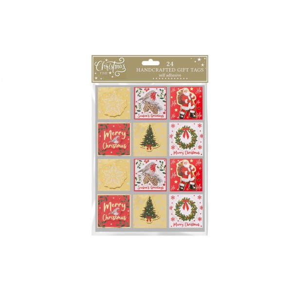 RSW Christmas 24 Handcrafted Traditional Gift Tags