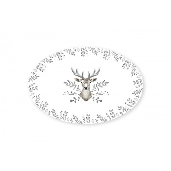 RSW Christmas Christmas Stag 16" Serving Plate