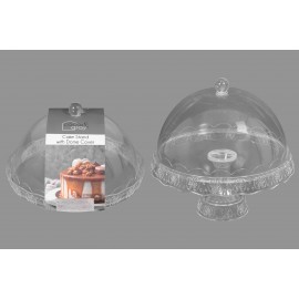 AFTERNOON TEA CAKE STAND WITH DOME COVER 