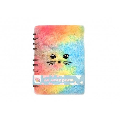 A6 FLUFFY  PASTEL NOTE BOOK 