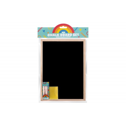 CHALK BOARD WITH DUSTER & CHALK