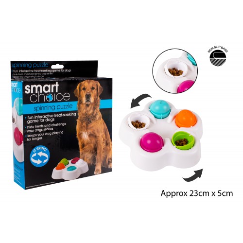 Smart Choice SPINNING PUZZLE TREAT GAME FOR DOGS