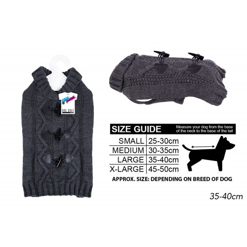 World of pets LARGE KNITTED DOG JUMPER