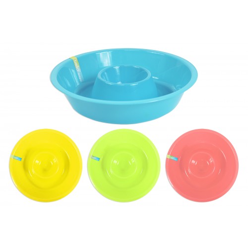 Bello CHIP AND DIP BOWL 29.5X7.5CM 4 ASSORTED COLOURS
