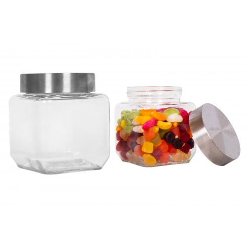RSW Square Glass Canister 500ml