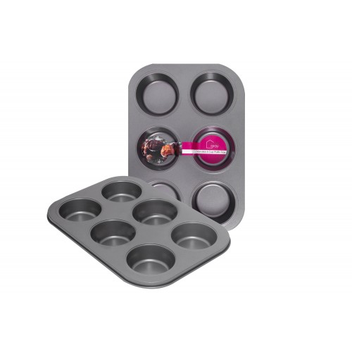 RSW NON-STICK DEEP MUFFIN TRAY 6 CUP