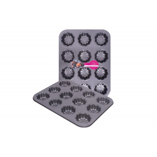 RSW NON-STICK MUFFIN FLOWER TRAY 12 CUP