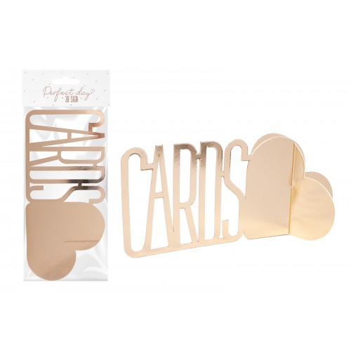 Perfect Day Gold Foil Cards 3d Sign