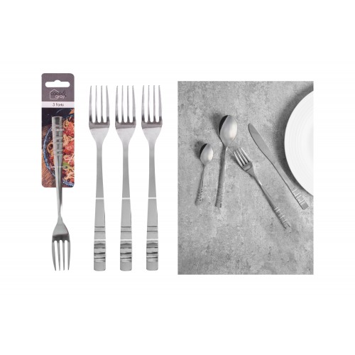 Coco & Gray STAINLESS STEEL FORKS 3 PACK