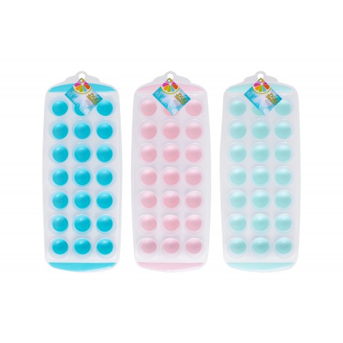 Bello ICE CUBE TRAY 21 CUBES 3 ASSORTED COLOURS