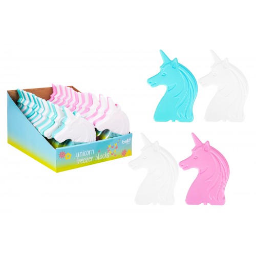 Bello Unicorn Freezer Block 2 Pack 3 Assorted Colours