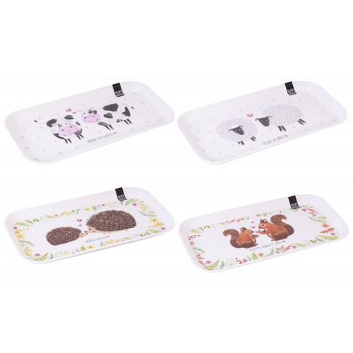 Modena Serving Tray  28.5x15cm 4 Assorted Designs