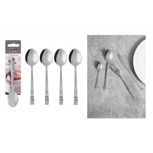 Coco & Gray Stainless Steel Tea Spoons 4 Pack