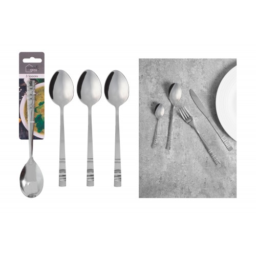 Coco & Gray Stainless Steel Spoons 3 Pack