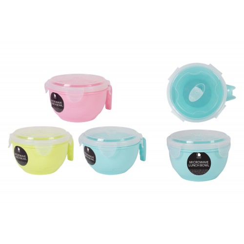 Living Colour Microwave Lunch Bowl With Lid 800ml