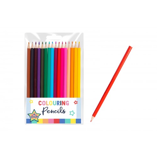 Oodles 16 Colouring Pencils