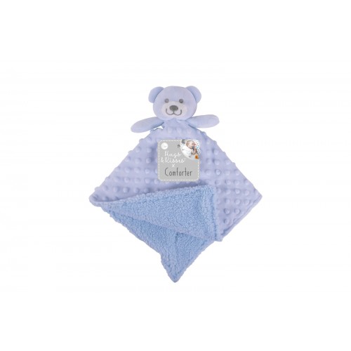 First Steps Soft Double Sided Baby Comforter Blanket Blue